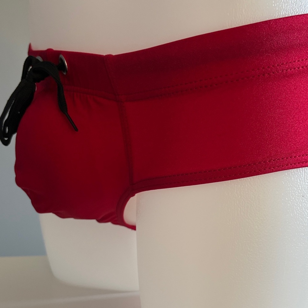 Red Swim Trunks for Men - Picture 5 of 15
